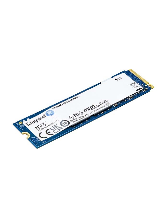 كينغستون Renewed - NV3 1TB M.2 2280 NVMe Internal SSD, Up to 6000MB/s Read, 4000MB/s Write Speed, Gen 4.0x4 NVMe PCIe Performance, 2.17G Vibration Operating, 320TBW | SNV3S/1000G 1000 GB - Image 2