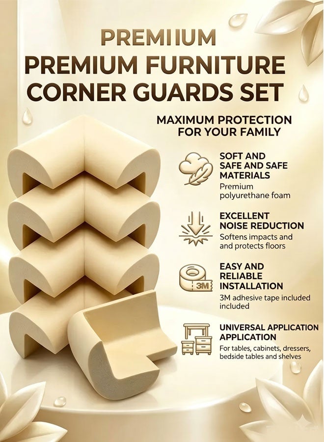 WangPangZi Baby Proofing Edge & Corner Guards, 10 PCS Soft NBR Foam Safety Bumpers for Furniture, Strong Adhesive,No Residue,Protects Toddlers from Sharp Corners on Tables,Cribs,Fireplaces/Glass Surfaces - Image 1