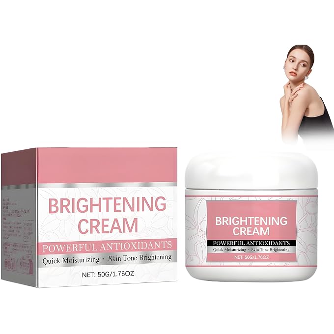 YOOJ Body Brightening Cream, 50g Moisturizing Skin Tone Evening Cream, Antioxidant Body Cream for Dry Rough Skin, Gentle Brightening Lotion for Elbows, Knees, Neck, Daily Hydrating Body Care - Image 1