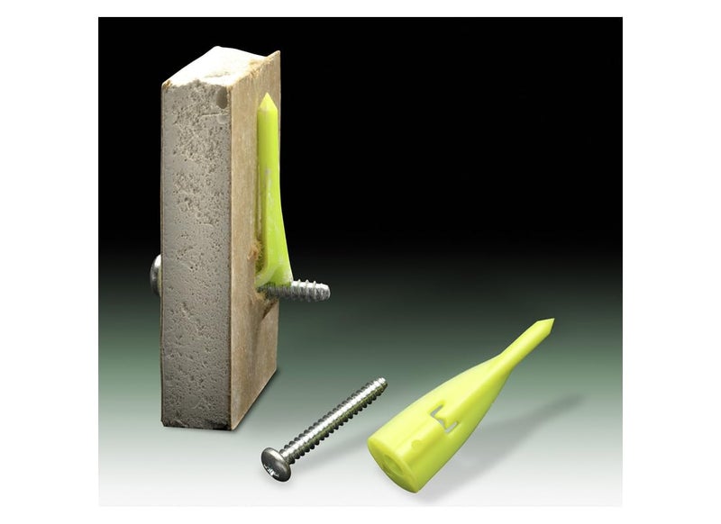 WallClaw Anchors مسامير WallClaw PCK-WC4-YS للتثبيت في الجدران الجافة (عبوة 4) - Image 2