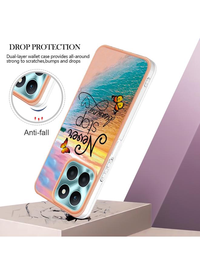 اس-توب جراب لهاتف Honor X6a مصنوع من مادة TPU مطلية بالكهرباء IMD - Image 3