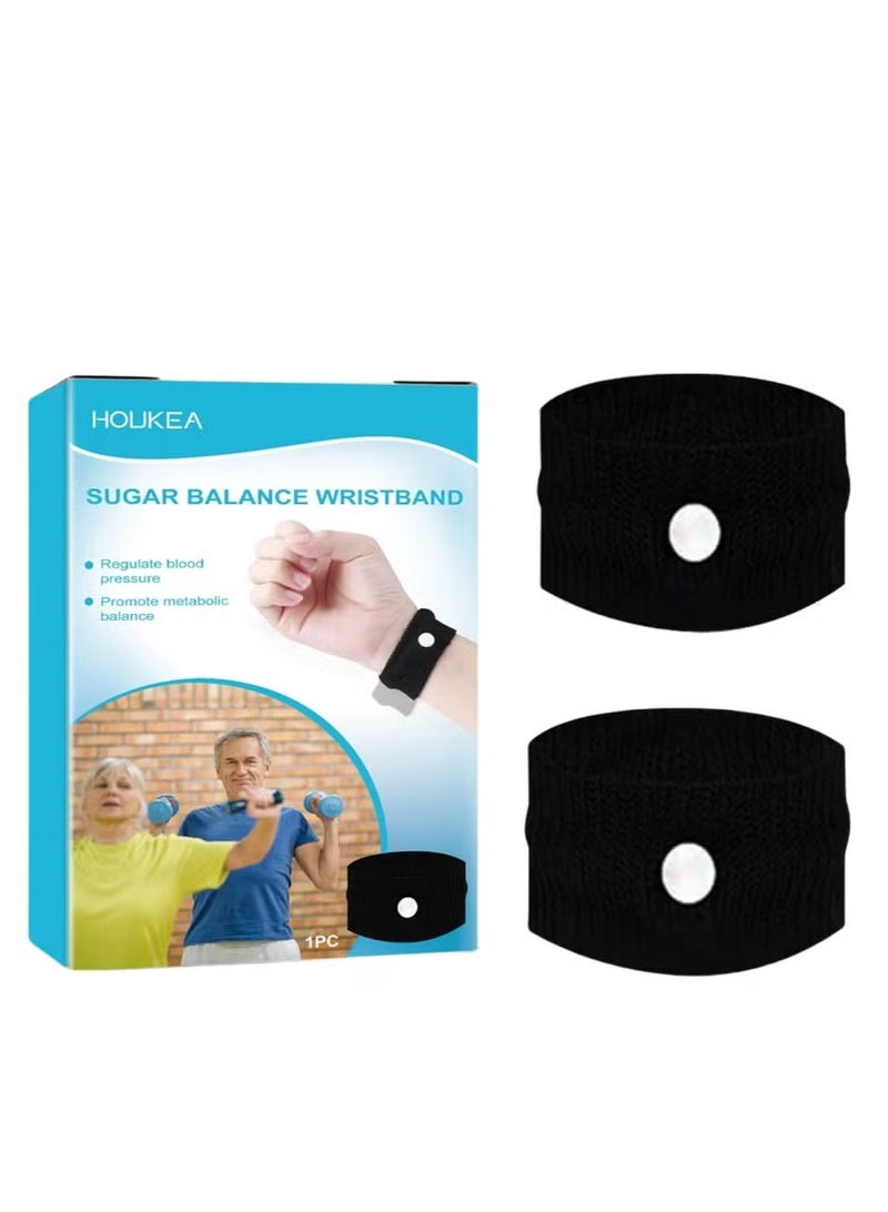 Houkea HOUKEA Blood Sugar Balance Wristband Regulates Blood Pressure*2Box  - Image 1