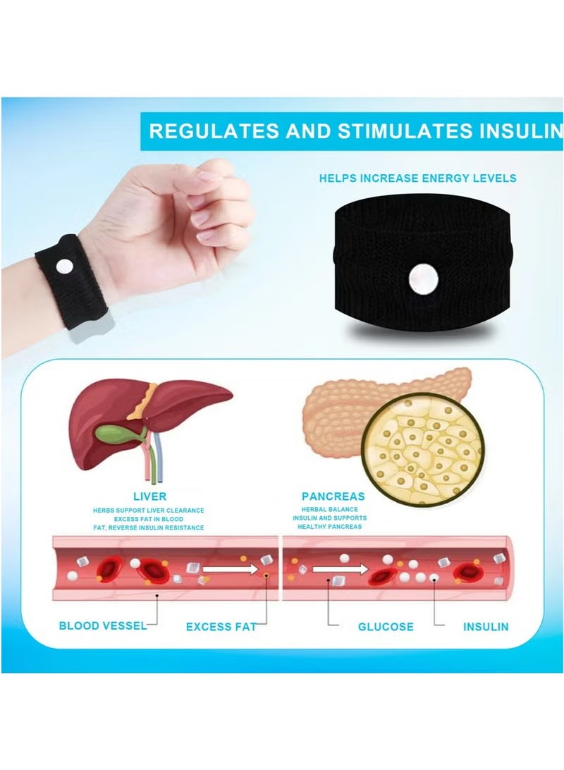 Houkea HOUKEA Blood Sugar Balance Wristband Regulates Blood Pressure*2Box  - Image 4
