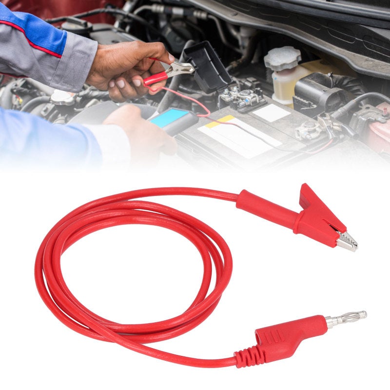 Battery Clips 10mm Opening Soft Silicone Protect Cover - Durable Brass Construction Test Leads for Electrical Projects Car Truck Batteries Jump Start Voltage Testing - Image 5
