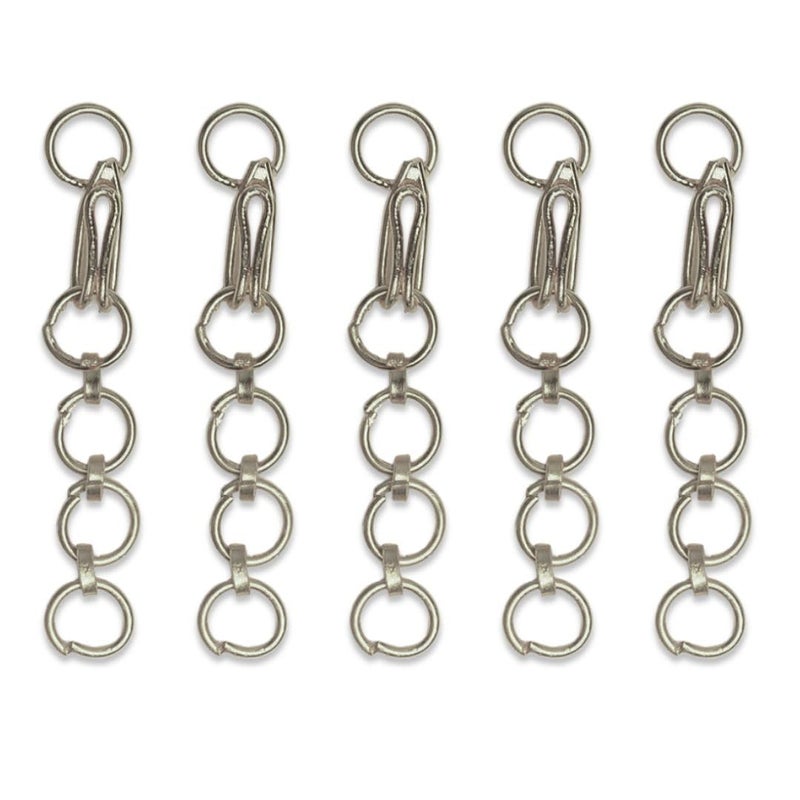SATRA TRADERS 4 Kadi Hook Chain for Jewellery Making Necklace Extension | Size : 36mm | Qty : 25pcs (Rosegold) - Image 4