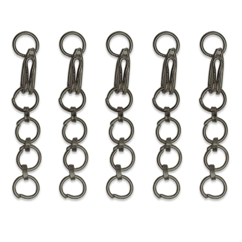 SATRA TRADERS 4 Kadi Hook Chain for Jewellery Making Necklace Extension | Size : 36mm | Qty : 25pcs (Rosegold) - Image 2
