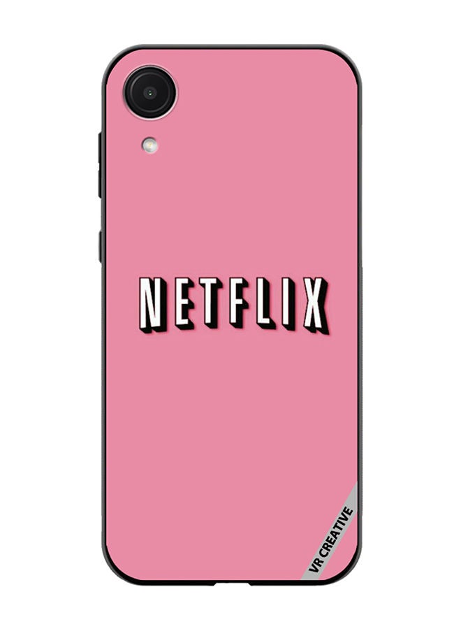 VR CREATIVE Protective Case Cover For Samsung Galaxy A03 Core Netflix Design Multicolour - Image 1