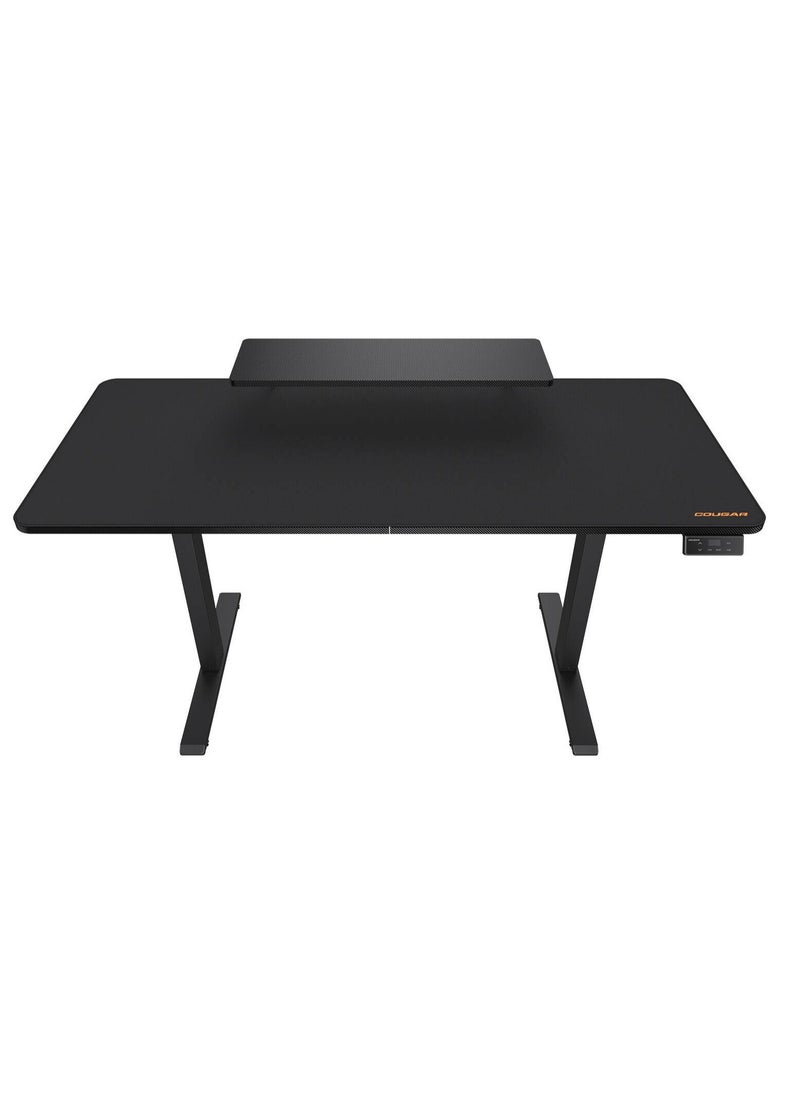 Cougar - E-STAR 140 Gaming Desk, Full Desk Mouse Pad, Removable Monitor Stand, Shields for Transmission Shaft & Motor, Cable Tray for Easy Management, Headset Hook, Black | 3MSTA3WB.0001 - Image 1