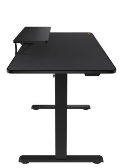 Cougar E-STAR 140 Gaming Desk, Full Desk Mouse Pad, Removable Monitor Stand, Shields for Transmission Shaft & Motor, Cable Tray for Easy Management, Headset Hook, Black | 3MSTA3WB.0001  - Image 5