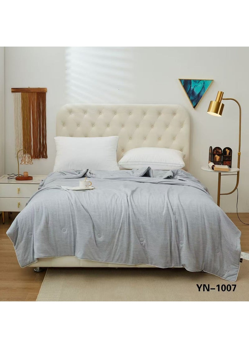 ShinyFlower Cooling Technology Summer Comforter With 100% Polyamide Fabric And Cooling Fill Ultra-Soft Lightweight Quilt Single Size 160x220cm Double Size 220x240cm - Image 1