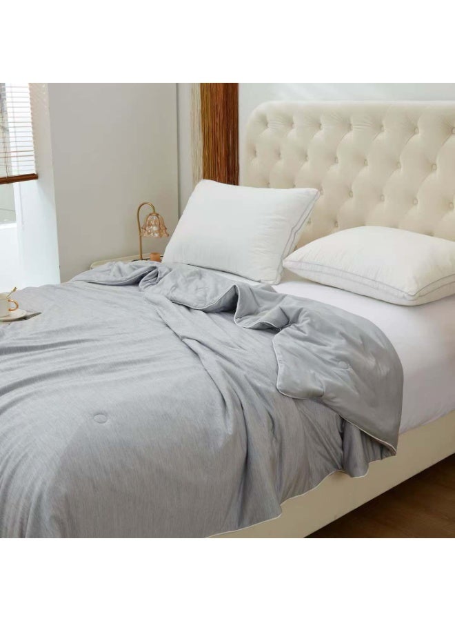 ShinyFlower Cooling Technology Summer Comforter With 100% Polyamide Fabric And Cooling Fill Ultra-Soft Lightweight Quilt Single Size 160x220cm Double Size 220x240cm - Image 5