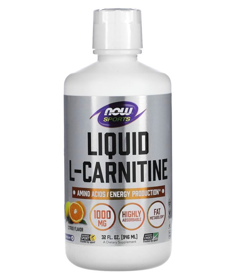 now Sports Liquid L-Carnitine Citrus 1000 mg 32 fl oz (946 ml)