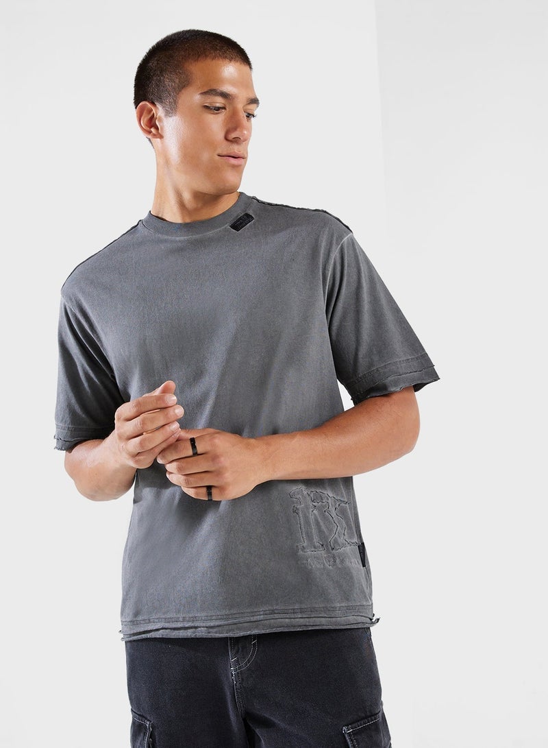 izzue Cold Dye T-Shirt - Image 1