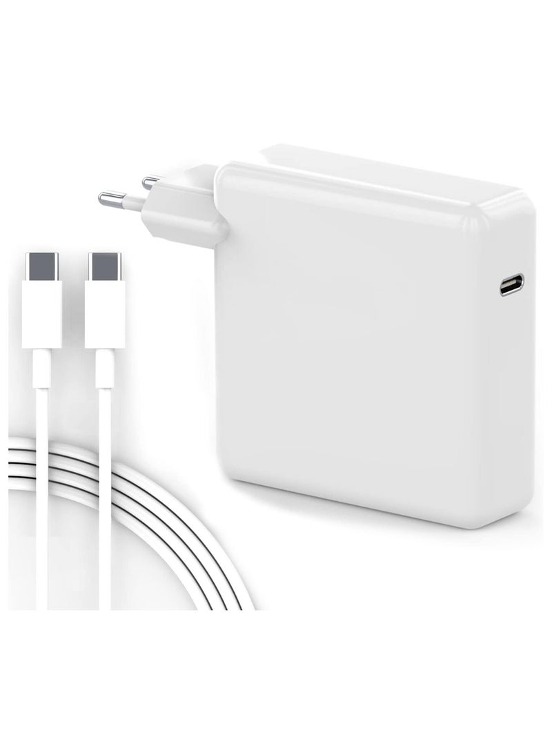 61W USB-C Charger for MacBook Pro/Air – Compatible with 13, 14, 15 Inch Models – Includes 2M USB-C Cable - Image 1