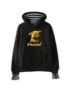 Pokemon Printed Hoodie, Regular Fit Hoodies, Unisex-Adult Sweatshirt, Full Sleeve Sweatshirts, Cotton, Designed for Optimal Performance and All Day Comfort