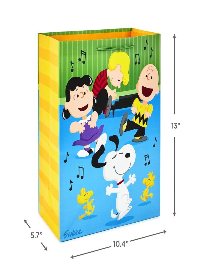 Hallmark Peanuts Christmas Gift Bag Bundle (4 Large 13" Gift Bags, 2 Designs) Snoopy, Woodstock, Charlie Brown and Friends - Image 3