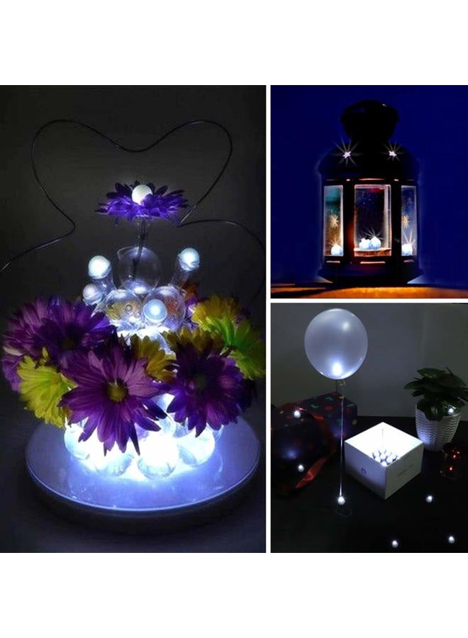 Neo LOONS ® 100pcs/lot 100 X White Round Led Flash Ball Lamp Balloon Light long standby time for Paper Lantern Balloon Light Party Wedding Decoration - Image 5