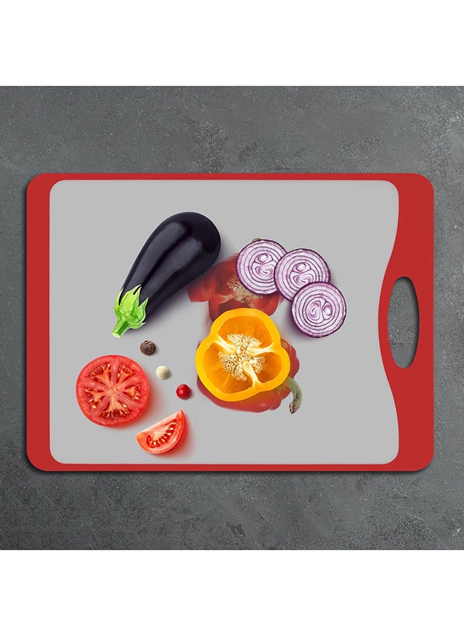 Homepro Pp Cutting Board - Rectangular Red Chopping Board For Versatile Kitchen Prep Durable Pp Composite Material Easy-To-Clean Dishwasher Safe 37 х 25 см Red