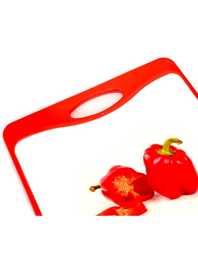 Homepro Pp Cutting Board - Rectangular Red Chopping Board For Versatile Kitchen Prep Durable Pp Composite Material Easy-To-Clean Dishwasher Safe 37 х 25 см Red