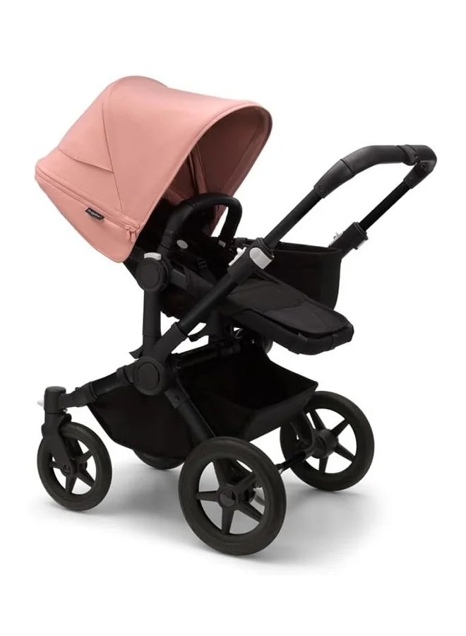 Bugaboo Donkey 5 Extendable Sun Canopy With Upf Sun Protection And Peekaboo Mesh Panel, Compatible With All Donkey Models Morning Pink