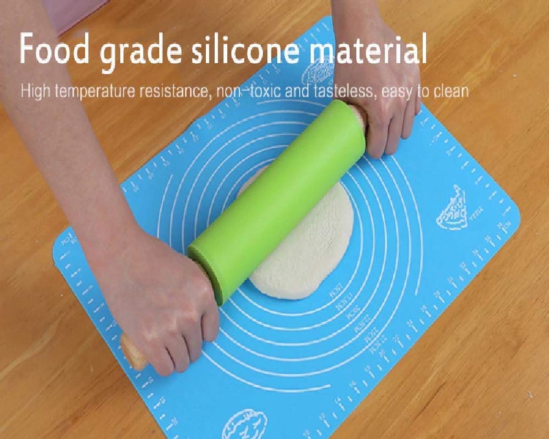 C&G INDIA CG INDIA Reusable BPAfree Silicone Fondant Rolling Dough Making Roti Making Non Stick Pastry Board MattTable Placemat Pad Assorted Colour - Image 3