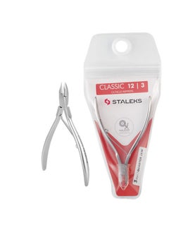 STALEKS Staleks Pro Classic Series 12 Cuticle Nippers 1/4 Jaw 0.12 Inch (3mm) Manicure Tool Professional Home Salon Use NC-12-3  - Image 1
