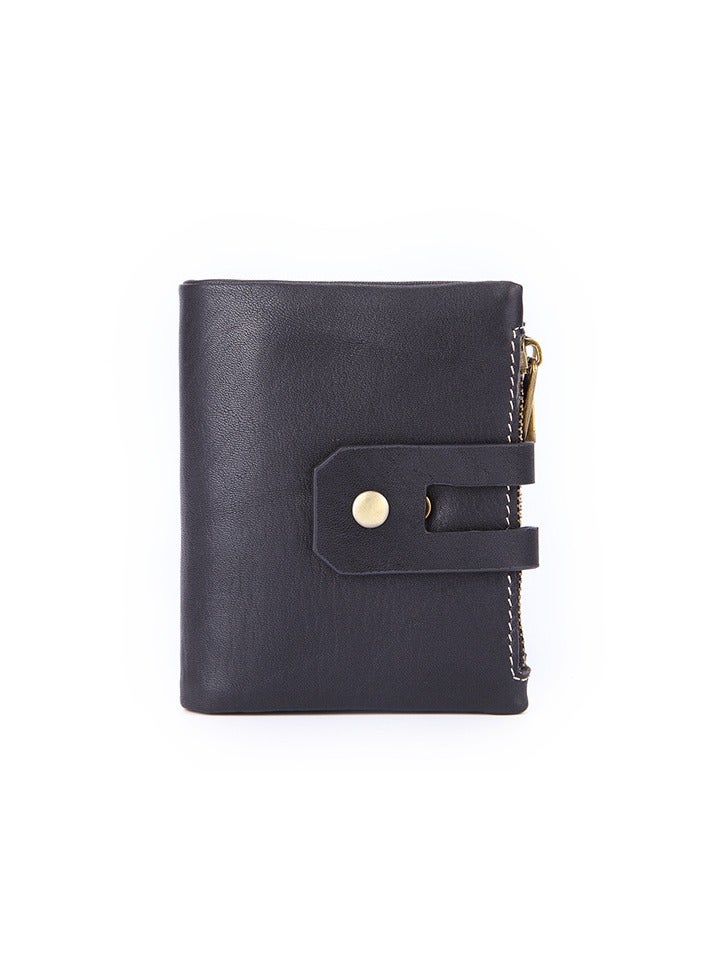 KUYING New Retro With Dual Zipper Multifunctional Wallet