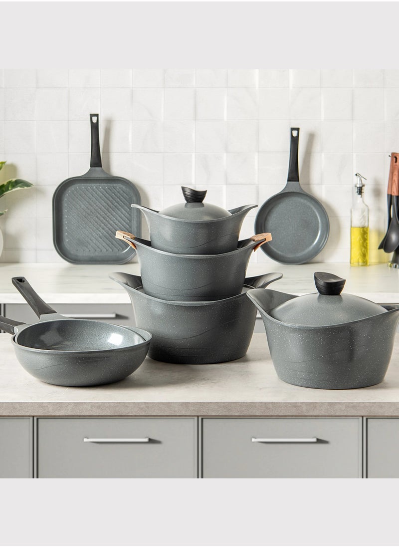 ALBERTO - Alberto Granite Cookware Set 12 Pcs - Image 1