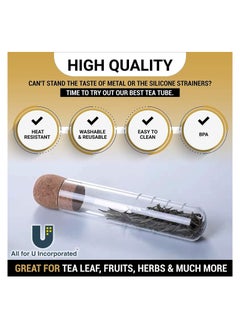 Excefore Tea Infuser, Clear And Modern Tea Strainer Ball Stainless Steel Extra Fine Mesh Tea Steeper Filter for Loose Leaf, Tea Flower, Tea Cup,Mug  - Image 4