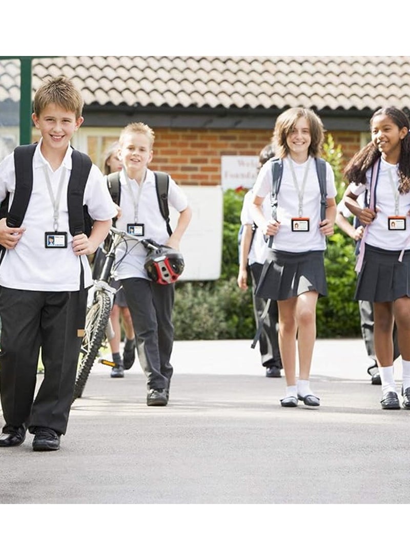 ATKET 10-Piece Lanyard For ID Card Holders With Hook Grey - Image 4