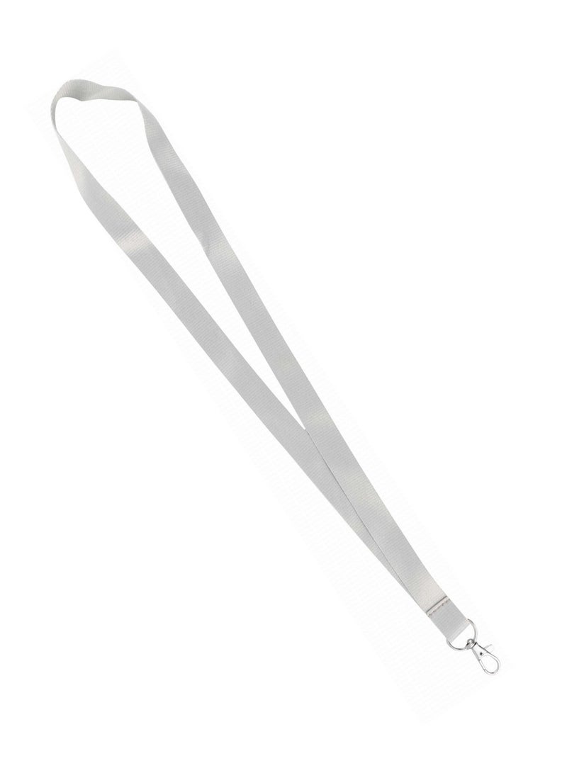 ATKET 10-Piece Lanyard For ID Card Holders With Hook Grey - Image 2