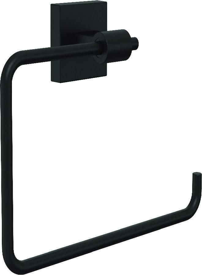 Franklin Brass Franklin Brass MAX46-FB Maxted Towel Ring in Matte Black  - Image 1