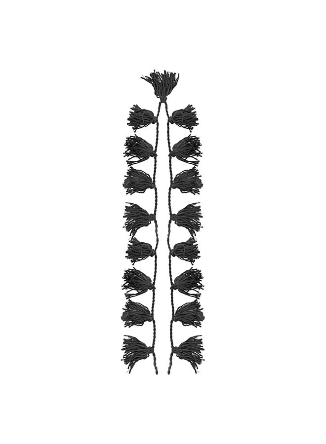 AL SANIDI Camel necklace, black, size 220*0.6 cm - Image 2
