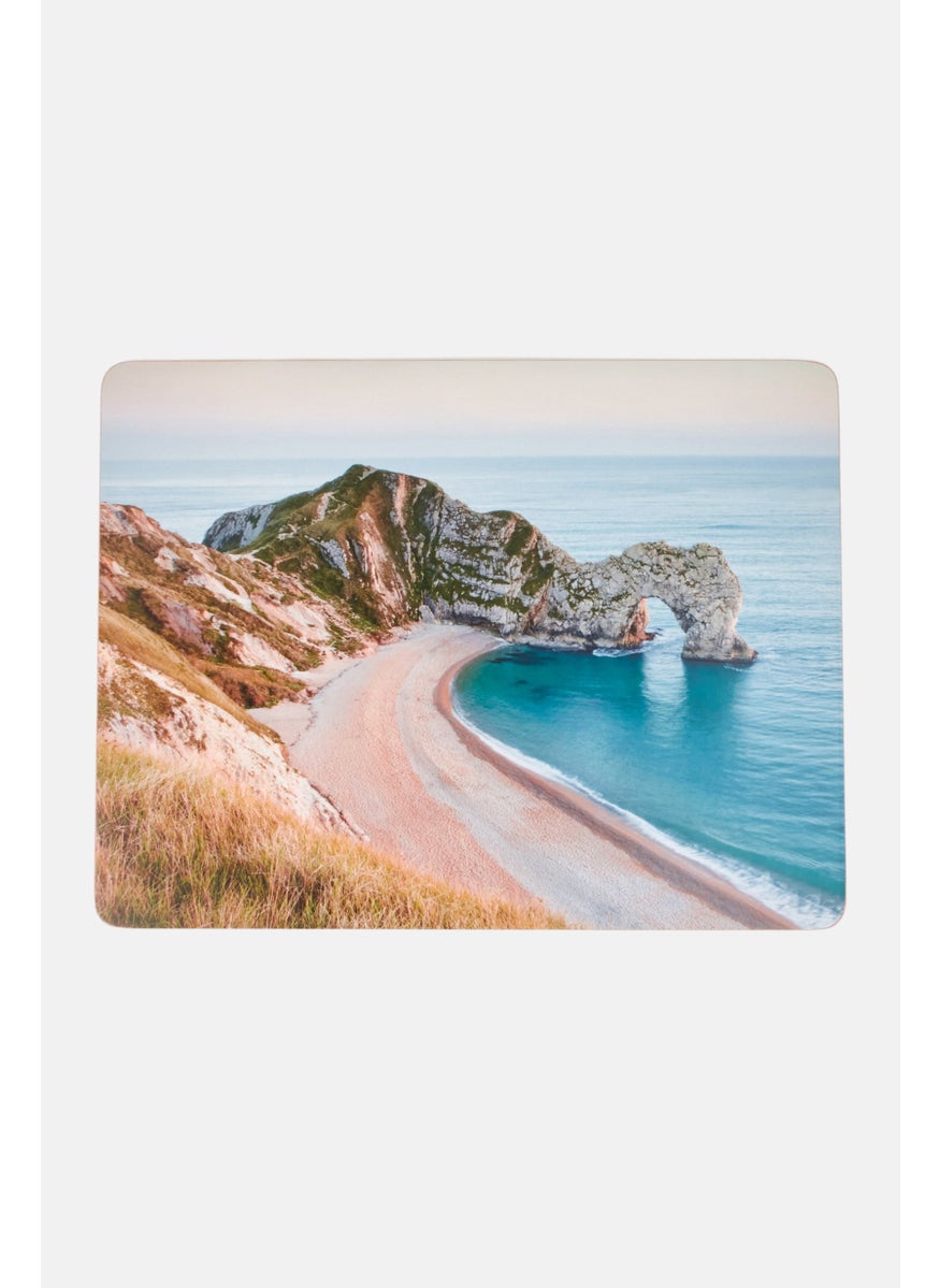Creative Tops - Set Of 6 Durdle Door Placemats, Blue - Image 1