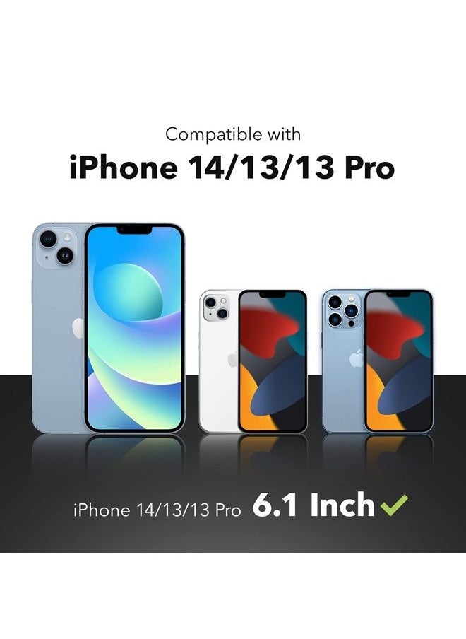 InvisibleShield Glass Elite Privacy 360 Screen Protector for Apple iPhone 14/ 13/ 13 Pro - Four-Way Privacy Filter, 5X Tougher, Anti-Fingerprint Technology, Easy to Install