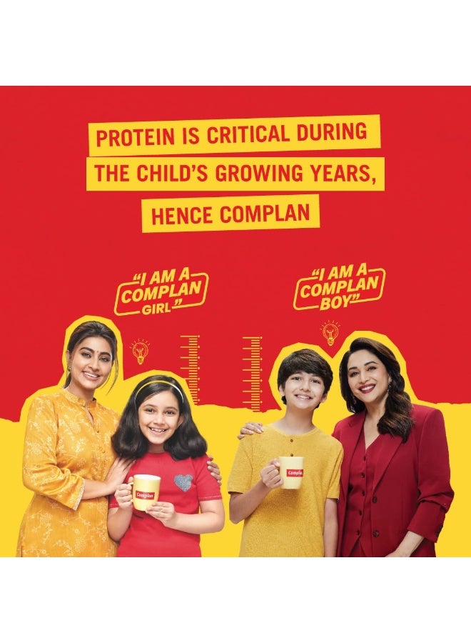 Complan Nutrition Drink Powder for Children, Kesar Badam Flavour, 500 g Carton | Nutrition drink for kids with protein & 34 vital nutrients with free Shaker - Image 2