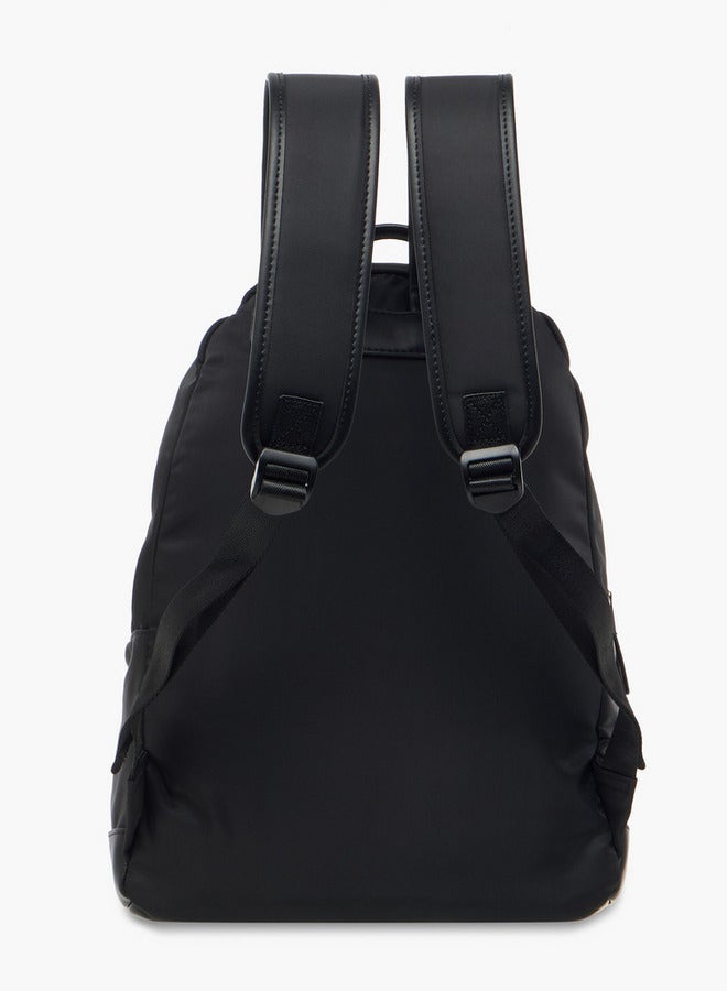 Lee Cooper Solid School Backpack with Adjustable Straps and Zip Closure - 30x13x41 cm - Image 5