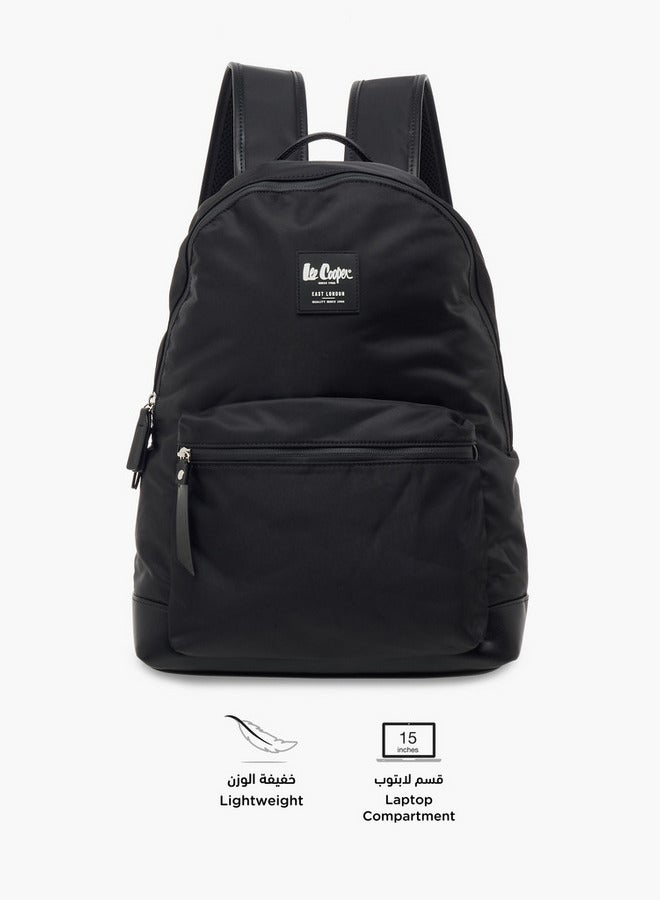 Lee Cooper Solid School Backpack with Adjustable Straps and Zip Closure - 30x13x41 cm - Image 4