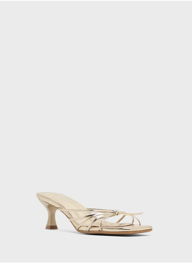 ELLA Low Heeled Mule Sandal
