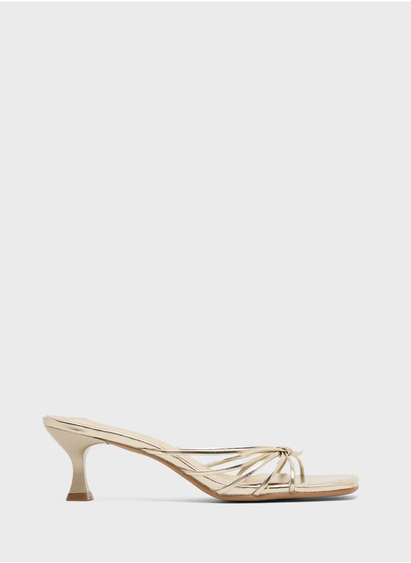 ELLA Low Heeled Mule Sandal
