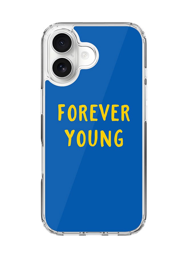 Stylizedd Classic Clear MagSafe Case for iPhone 17 , Hybrid Soft Case Flexible Edges Anti Drop TPU PC Gel Thin Transparent Cover [ Designed for iPhone 17 ] - Forever young