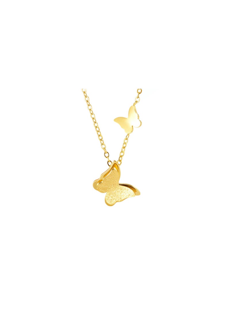 Alissa - Double Butterfly Pendant Bracelet Anklet for women - Image 1