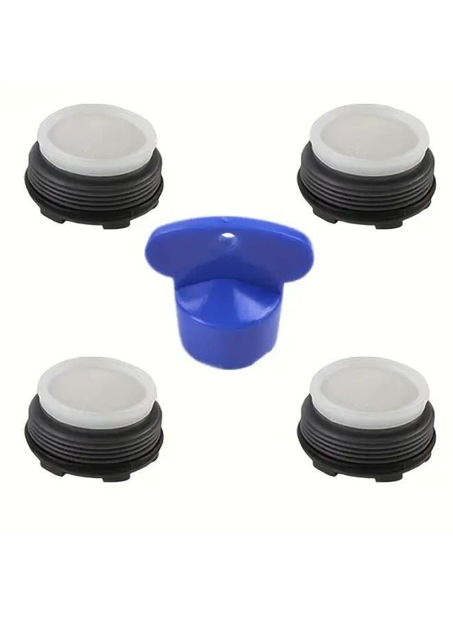 4PCS 24 mm Sink Aerator Faucet Replacement Water Saving Flow Restrictor Set With Removal Tool - Image 1