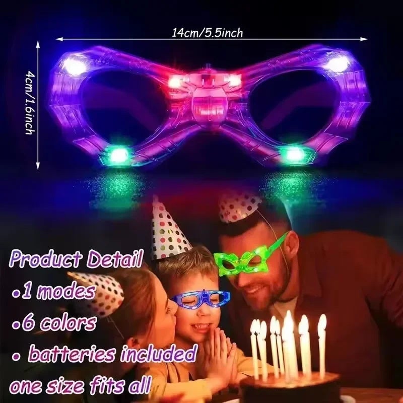 نظارات مضيئة في الظلام مع LED هدايا للحفلات - Image 5