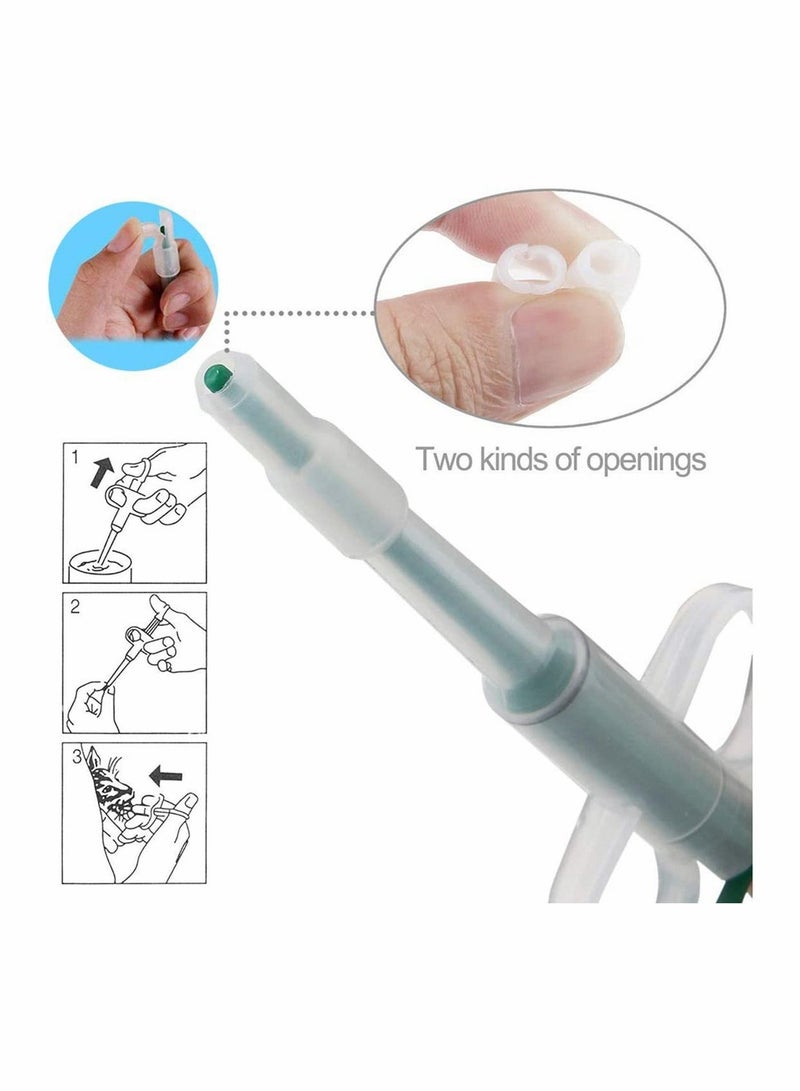 Y&D Pet Pill/Tablet Syringe With Soft Rubber Tip Reusable Feeding Tool for Cats Dogs Small Animals, 1 Pack - Image 5