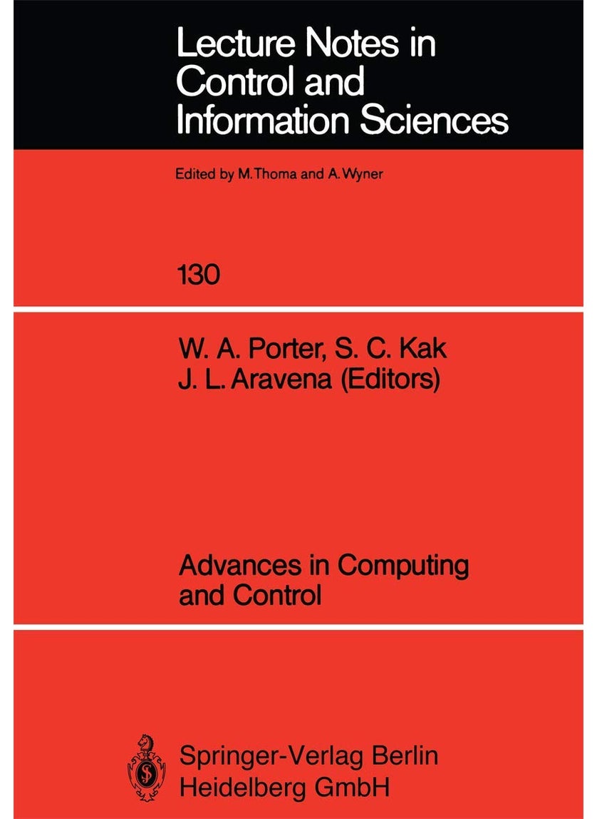 Advances in Computing and Control 