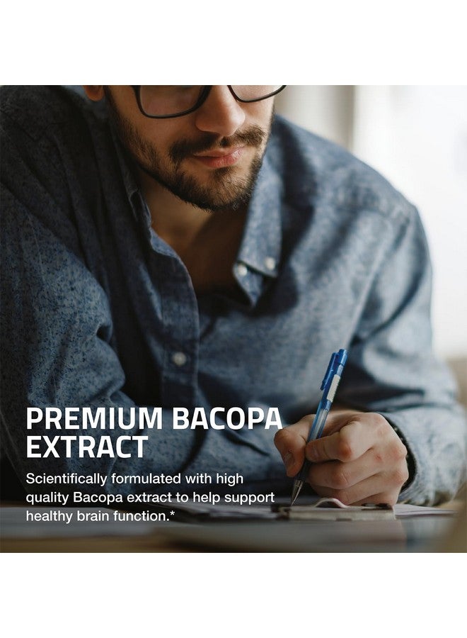 برونسون باكوبا يدعم وظائف المخ الصحية والأداء العقلي، عشب تقليدي، غير معدل وراثيًا، 90 كبسولة نباتية - Image 3
