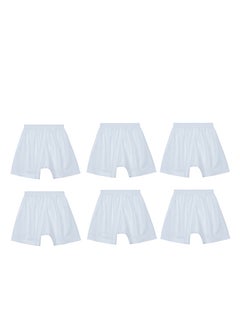 John Gladstone Mens Arabic Shorts White pack of 6