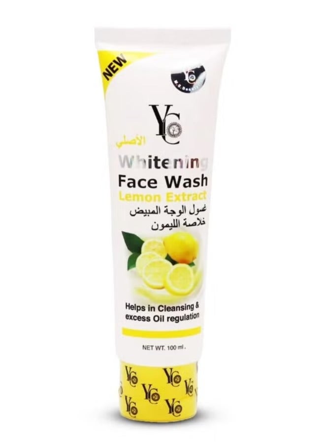YC Whitening Face Wash With Lemon Extract 100 ml