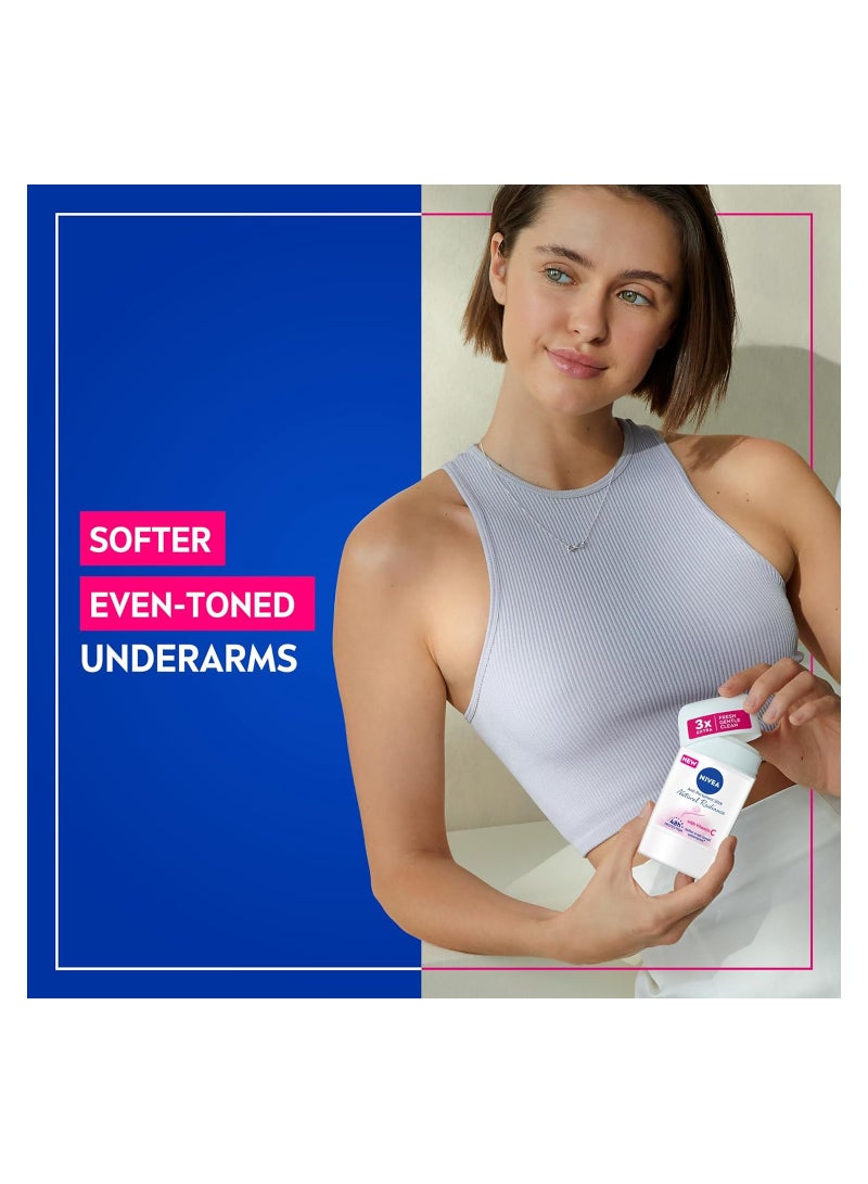 نيفيا ستيك مضاد للتعرق للنساء من بتفتيح طبيعي بفيتامين C وحماية لمدة 48 ساعة 50 مل - Image 2